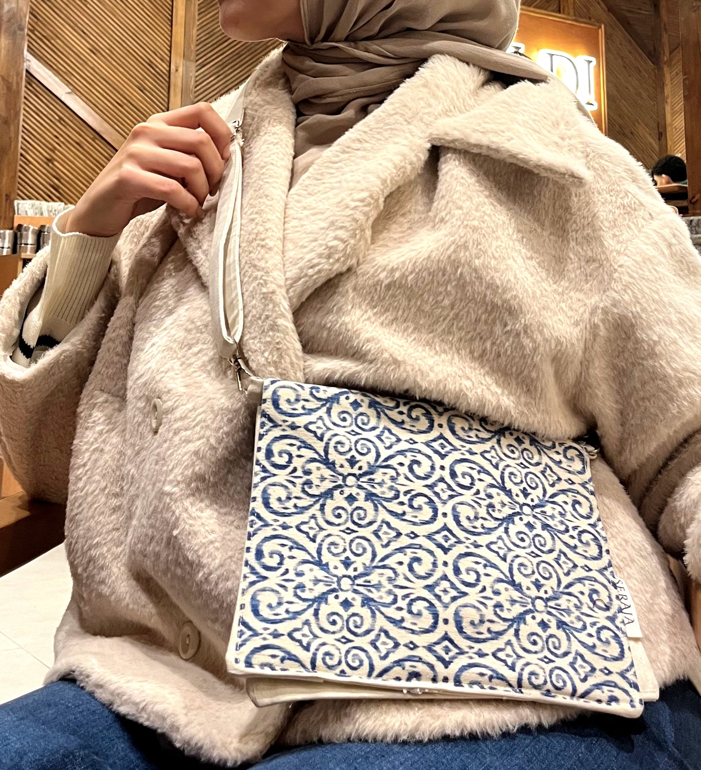 blue pattern
