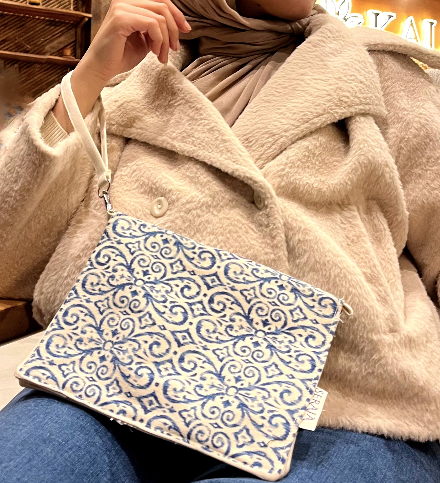 blue pattern
