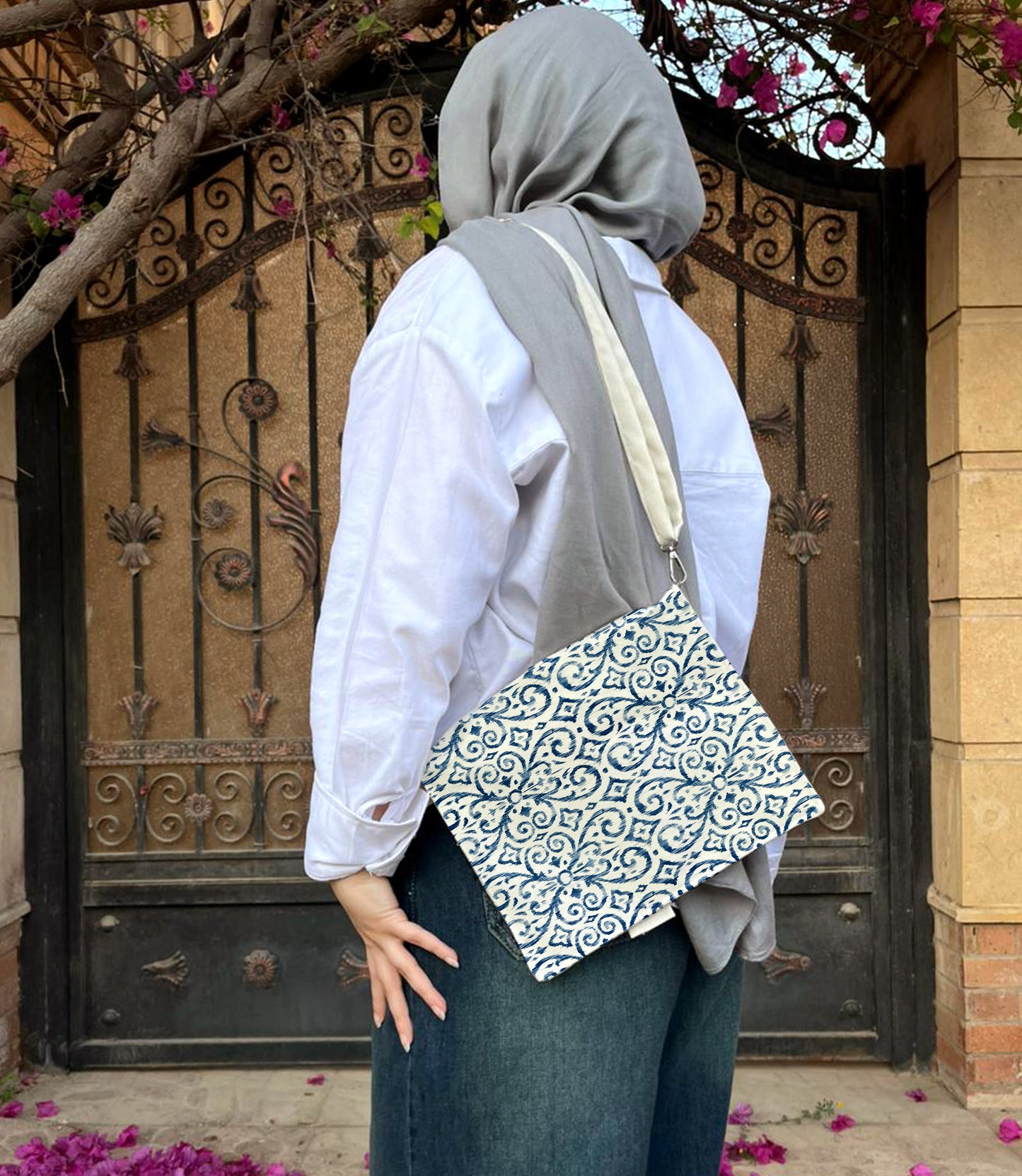 blue pattern